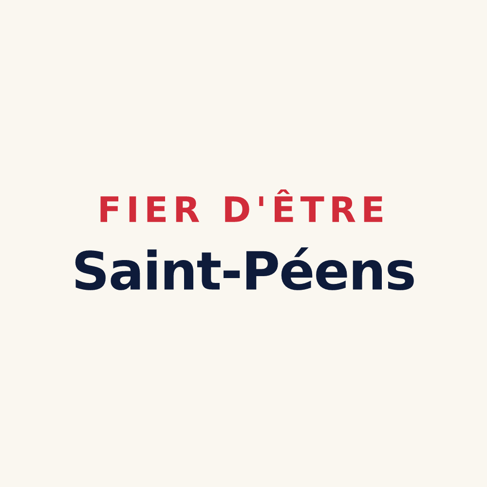 Tasse « Fier d'être Saint-Péens » — design pour Saint-Pé-d'Ardet