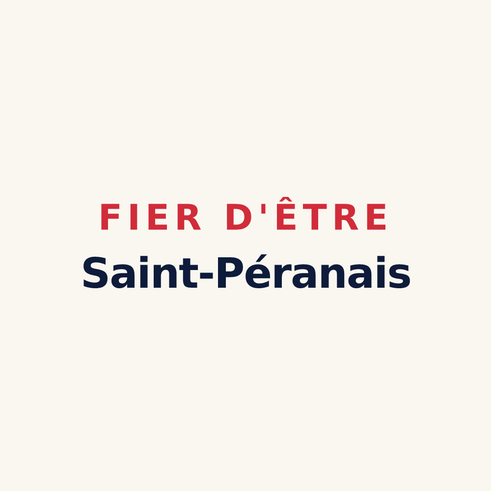 Tasse « Fier d'être Saint-Péranais » — design pour Saint-Péran