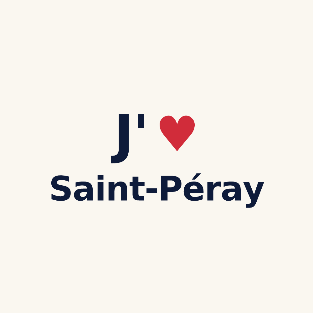 Tasse personnalisée Saint-Péray — design J'aime Saint-Péray