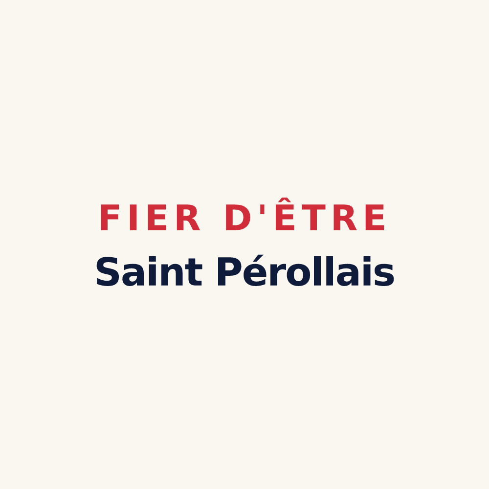 Tasse « Fier d'être Saint Pérollais » — design pour Saint-Péray