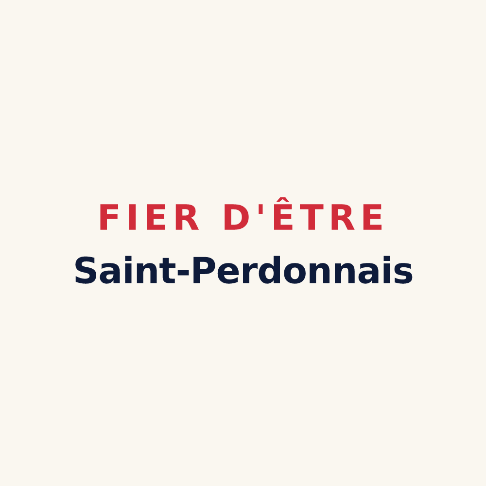 Tasse « Fier d'être Saint-Perdonnais » — design pour Saint-Perdon