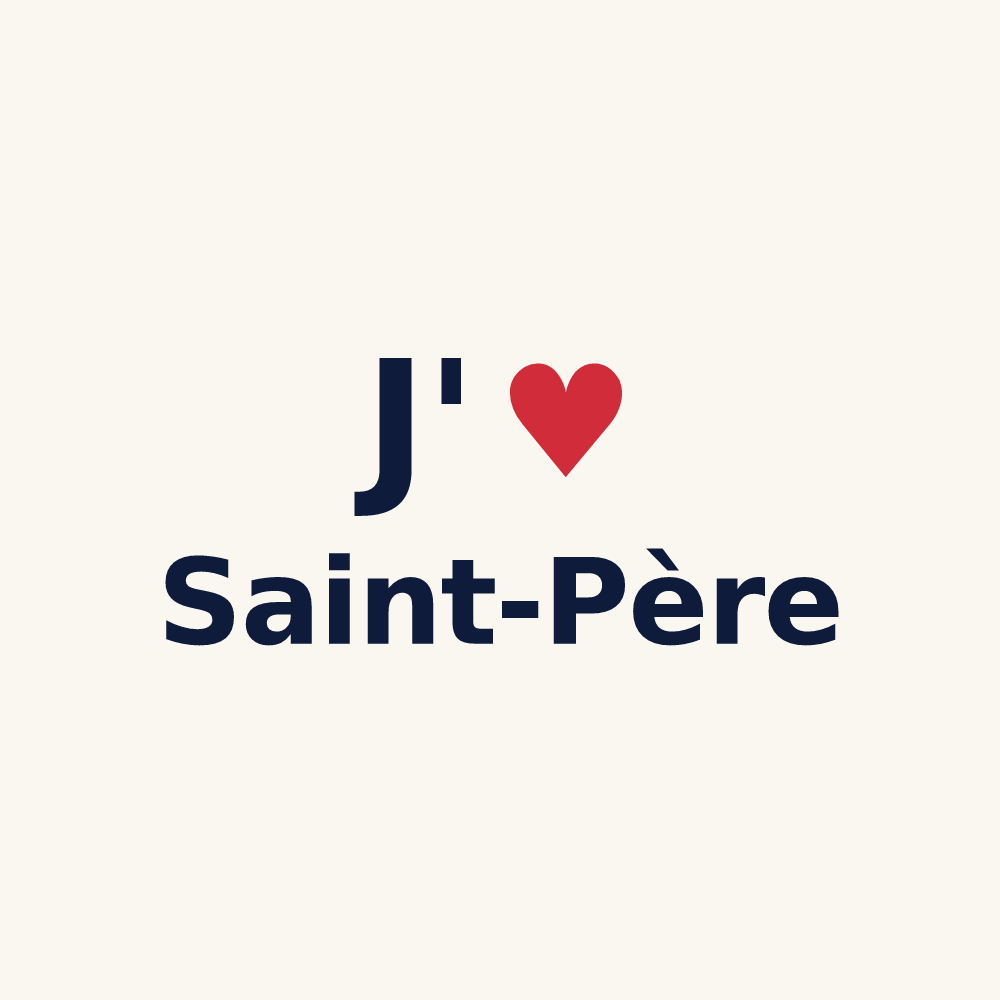 Tasse personnalisée Saint-Père — design J'aime Saint-Père