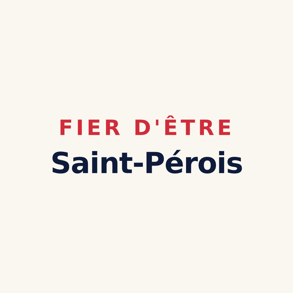Tasse « Fier d'être Saint-Pérois » — design pour Saint-Père-sur-Loire