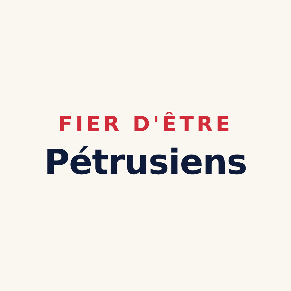 Tasse « Fier d'être Pétrusiens » — design pour Saint-Péreuse