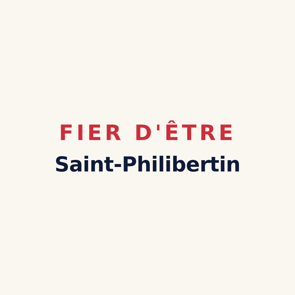 Tasse « Fier d'être Saint-Philibertin » — design pour Saint-Philibert