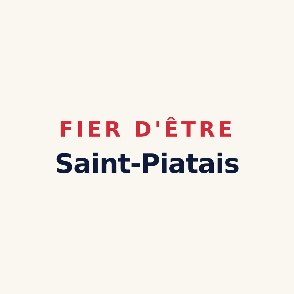 Tasse « Fier d'être Saint-Piatais » — design pour Saint-Piat
