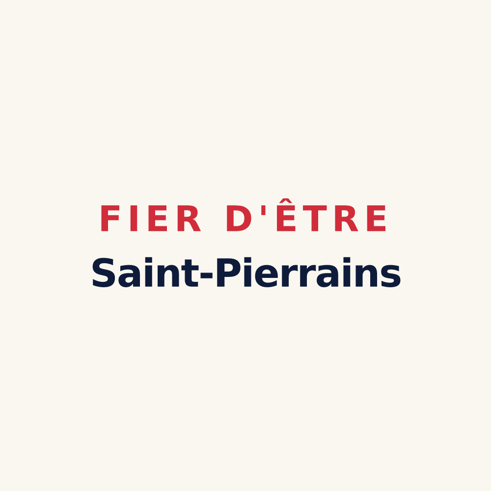 Tasse « Fier d'être Saint-Pierrains » — design pour Saint-Pierre