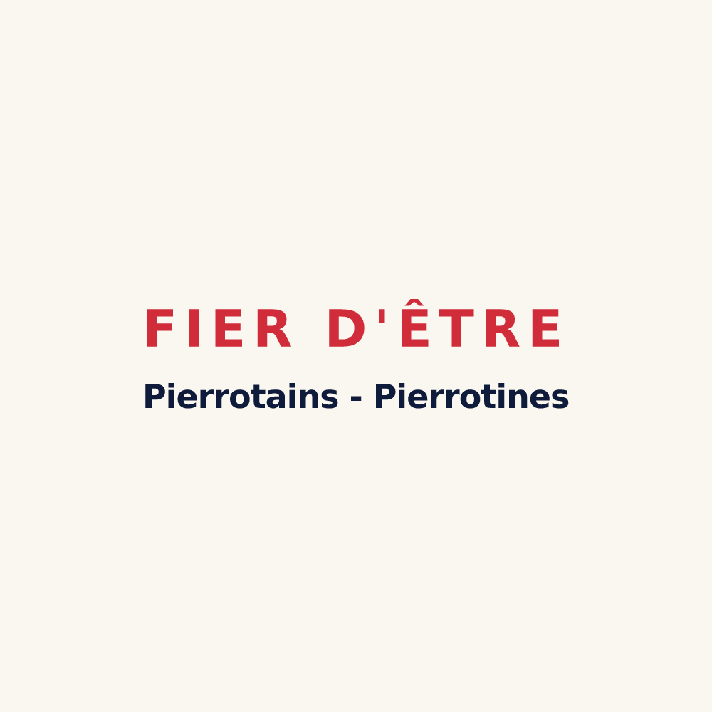 Tasse « Fier d'être Pierrotains  - Pierrotines » — design pour Saint-Pierre