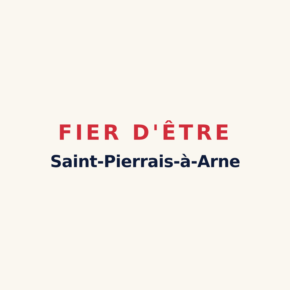 Tasse « Fier d'être Saint-Pierrais-à-Arne » — design pour Saint-Pierre-à-Arnes