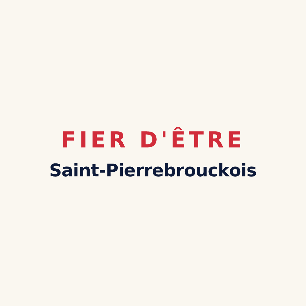 Tasse « Fier d'être Saint-Pierrebrouckois » — design pour Saint-Pierre-Brouck