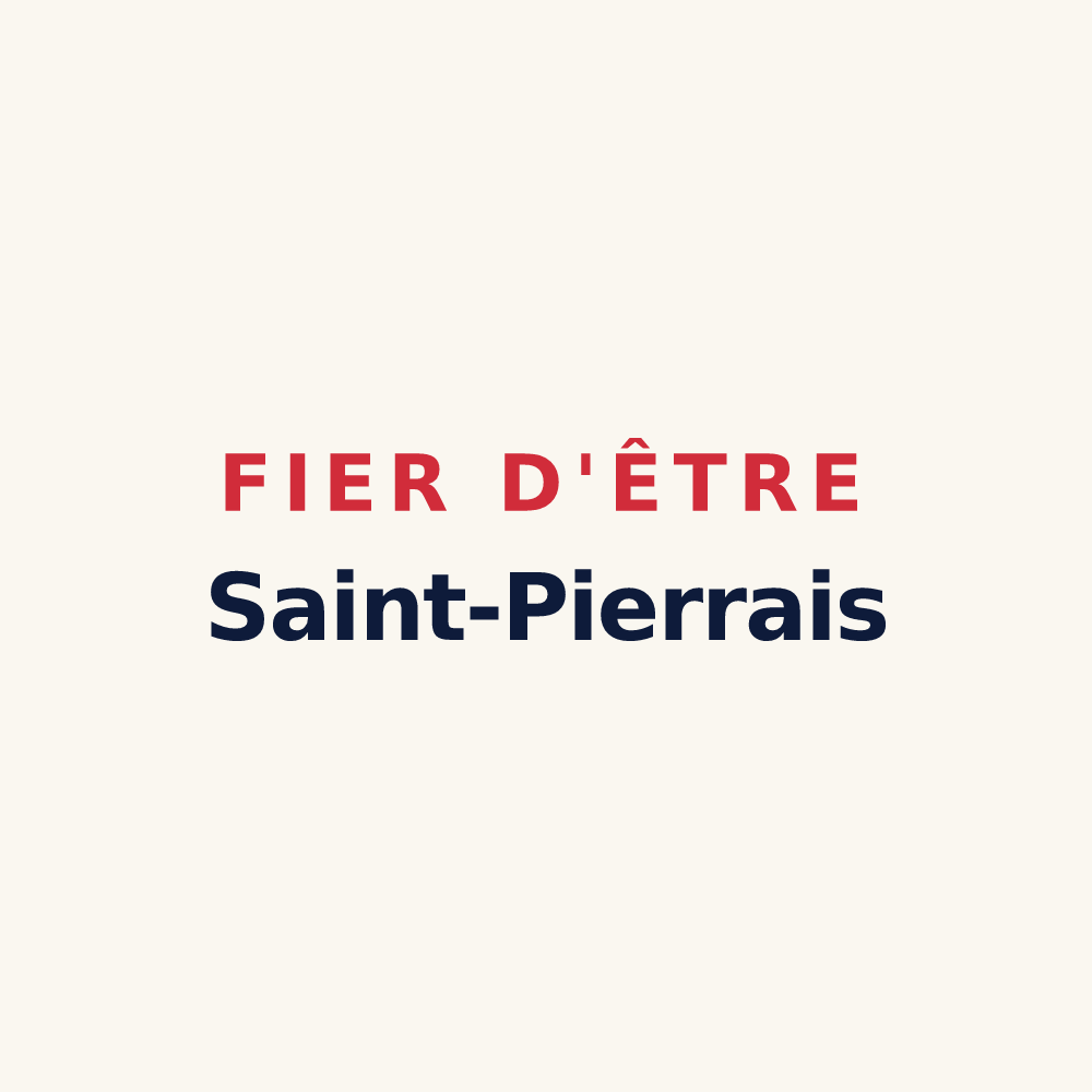 Tasse « Fier d'être Saint-Pierrais » — design pour Saint-Pierre-d'Arthéglise