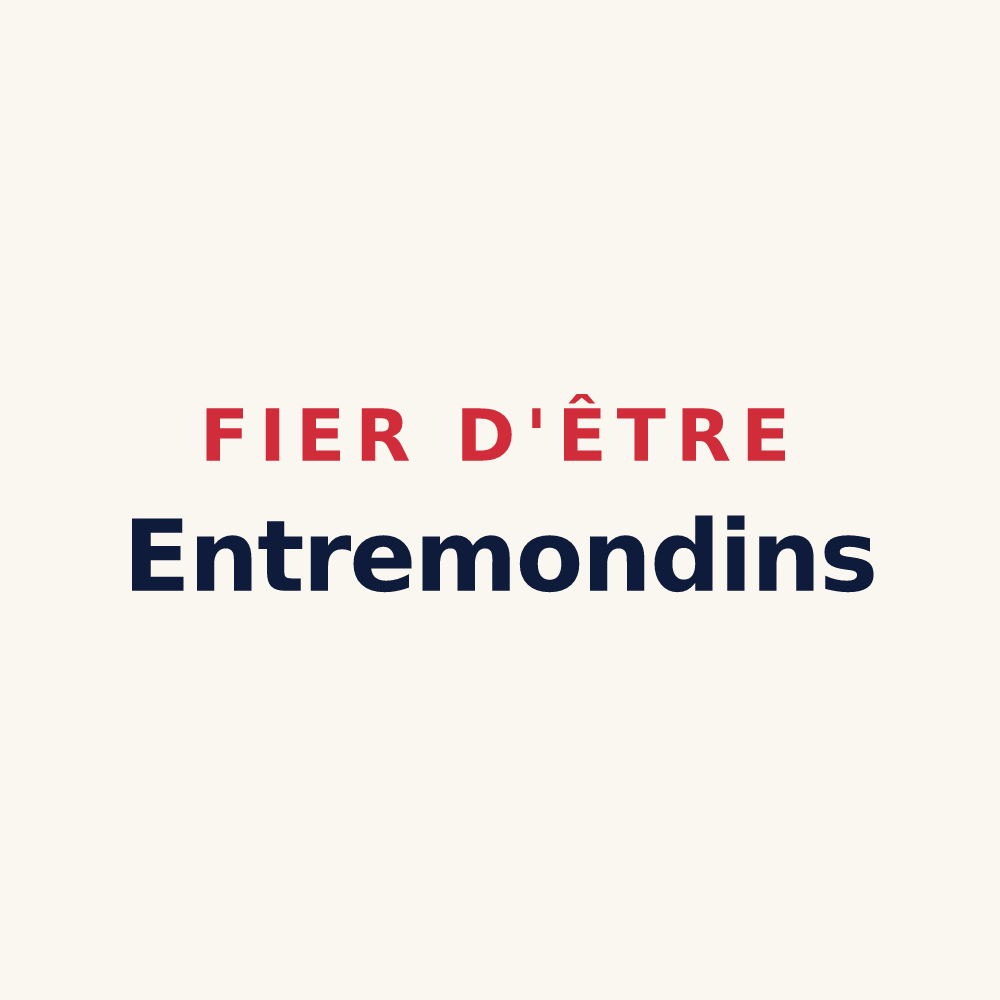 Tasse « Fier d'être Entremondins » — design pour Saint-Pierre-d'Entremont