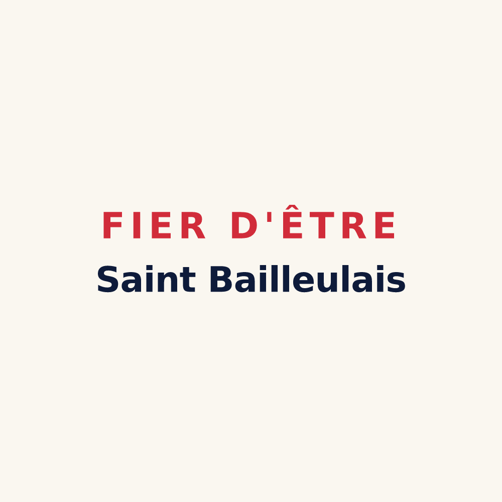 Tasse « Fier d'être Saint Bailleulais » — design pour Saint-Pierre-de-Bailleul