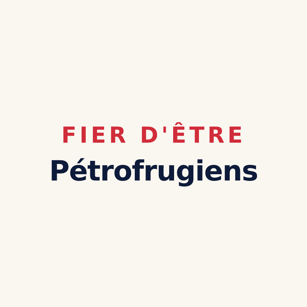 Tasse « Fier d'être Pétrofrugiens » — design pour Saint-Pierre-de-Frugie