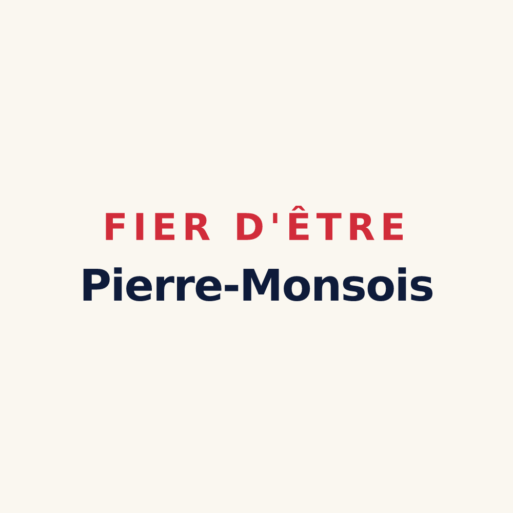 Tasse « Fier d'être Pierre-Monsois » — design pour Saint-Pierre-de-Mons