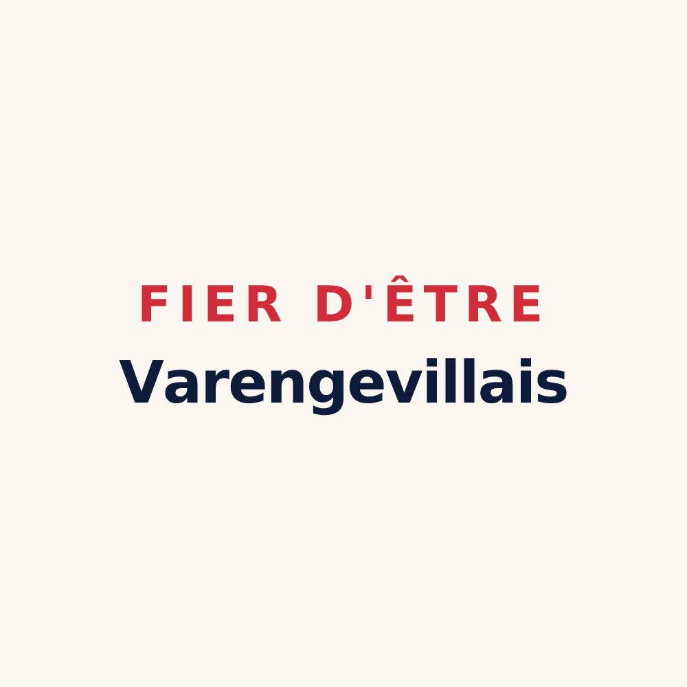 Tasse « Fier d'être Varengevillais » — design pour Saint-Pierre-de-Varengeville