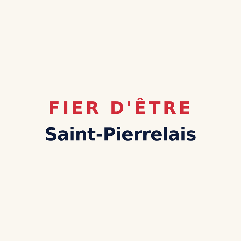 Tasse « Fier d'être Saint-Pierrelais » — design pour Saint-Pierre-du-Palais