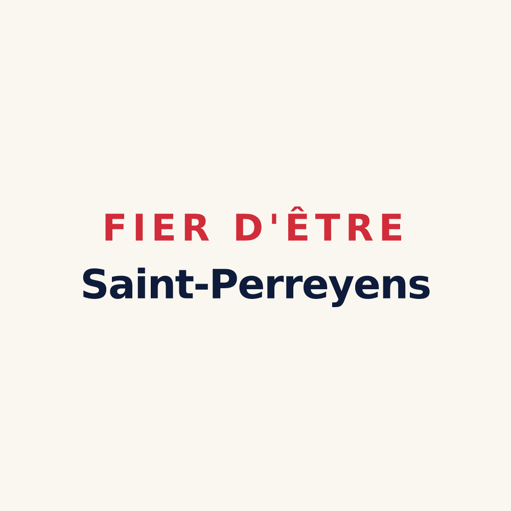 Tasse « Fier d'être Saint-Perreyens » — design pour Saint-Pierre-du-Perray