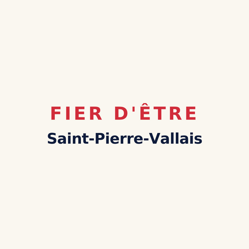 Tasse « Fier d'être Saint-Pierre-Vallais » — design pour Saint-Pierre-en-Val