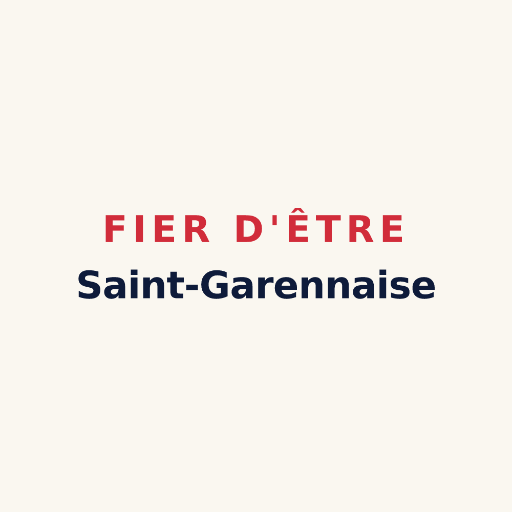Tasse « Fier d'être Saint-Garennaise » — design pour Saint-Pierre-la-Garenne