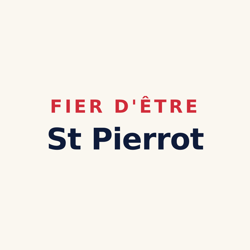 Tasse « Fier d'être St Pierrot » — design pour Saint-Pierre-la-Noaille