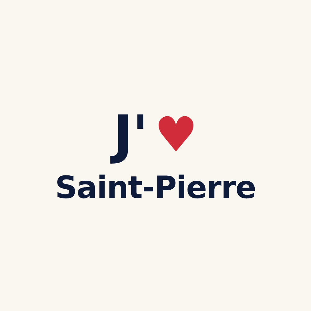 Tasse personnalisée Saint-Pierre — design J'aime Saint-Pierre