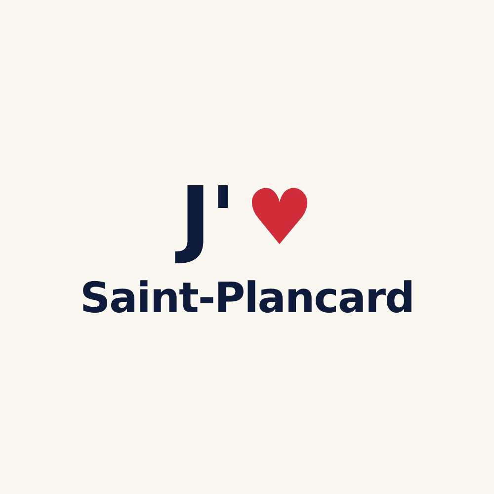 Tasse personnalisée Saint-Plancard — design J'aime Saint-Plancard