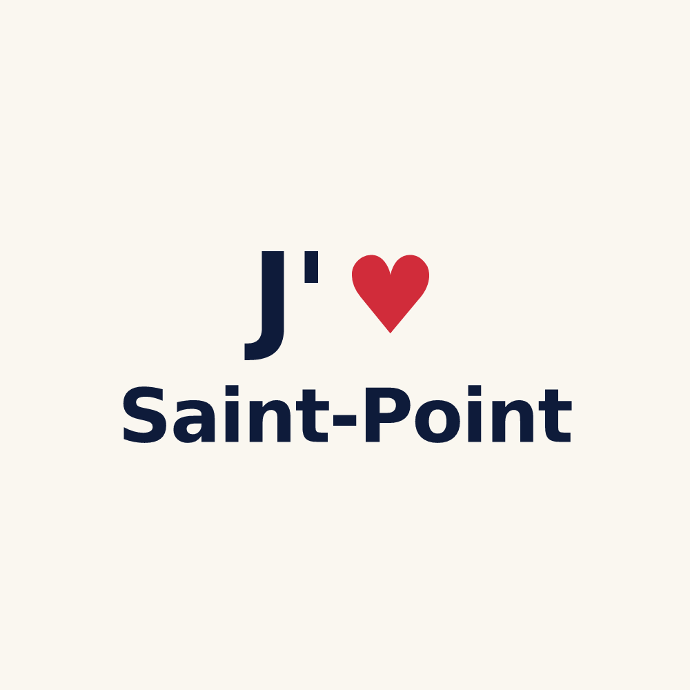 Tasse personnalisée Saint-Point — design J'aime Saint-Point