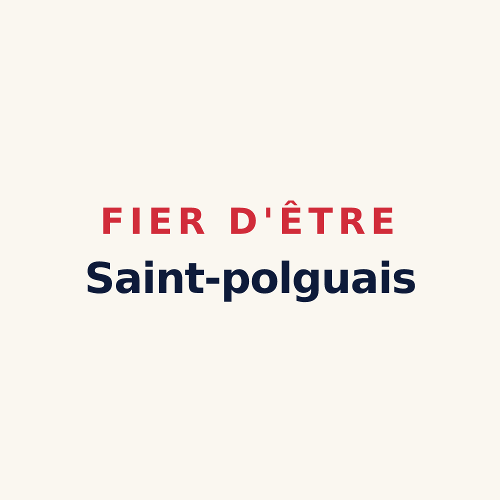 Tasse « Fier d'être Saint-polguais » — design pour Saint-Polgues