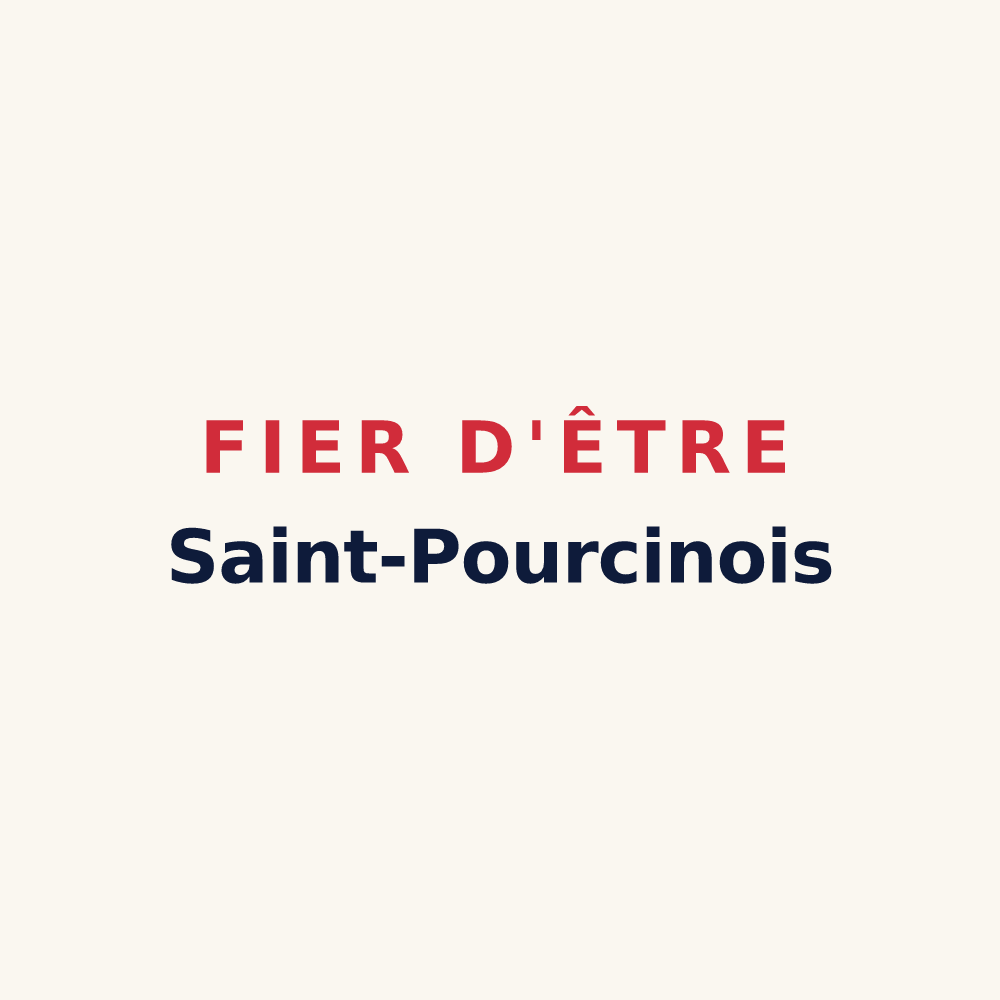 Tasse « Fier d'être Saint-Pourcinois » — design pour Saint-Pourçain-sur-Sioule