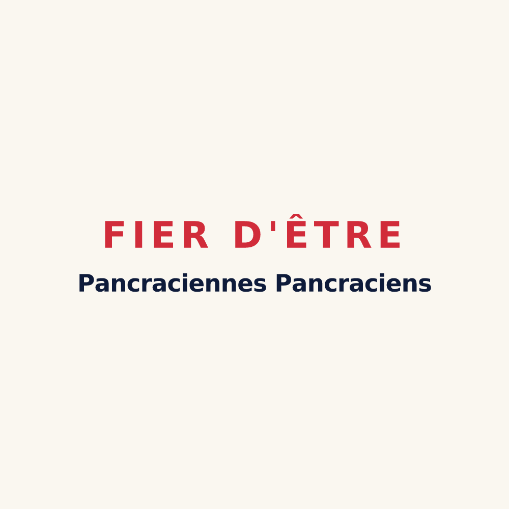 Tasse « Fier d'être Pancraciennes Pancraciens » — design pour Saint-Prancher