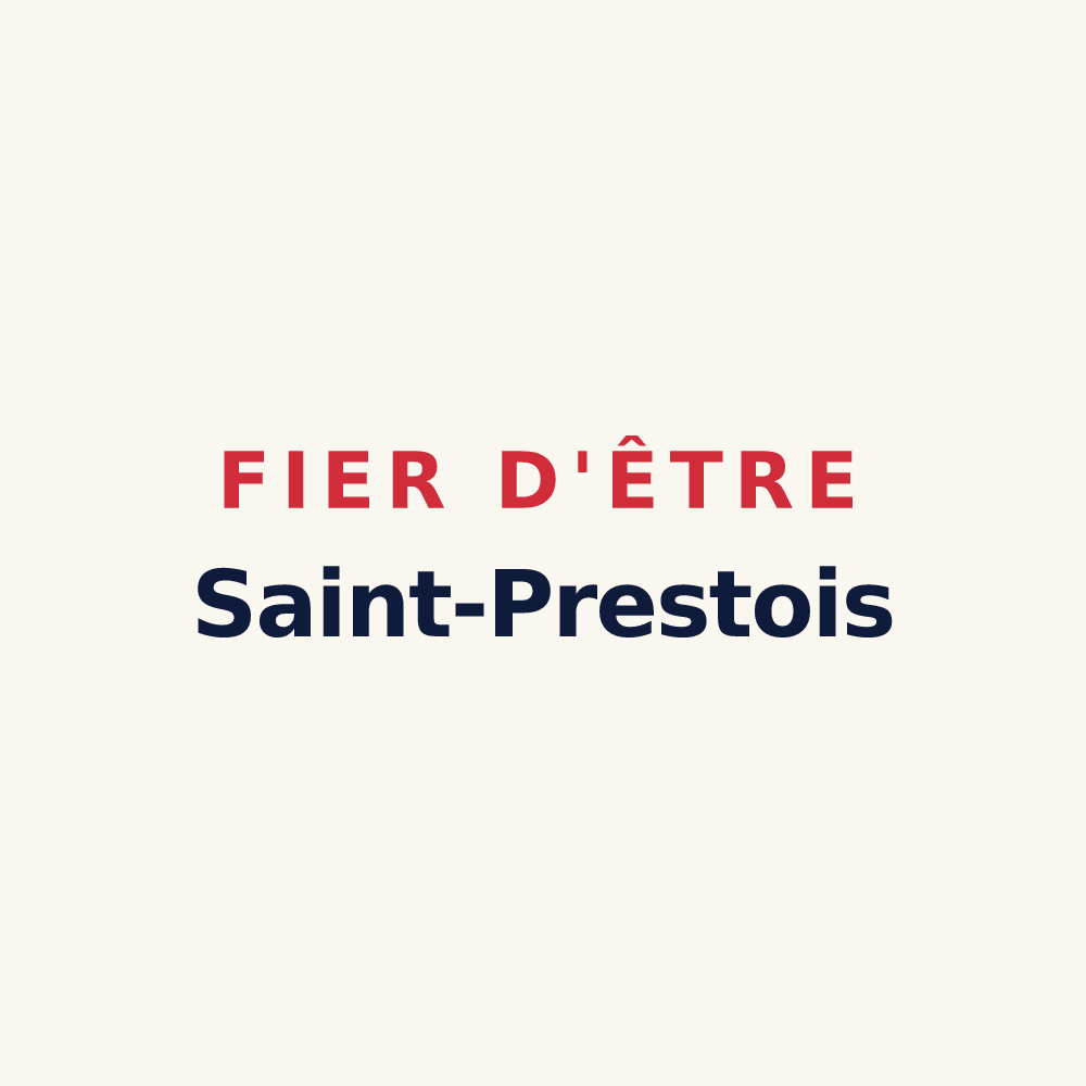 Tasse « Fier d'être Saint-Prestois » — design pour Saint-Prest