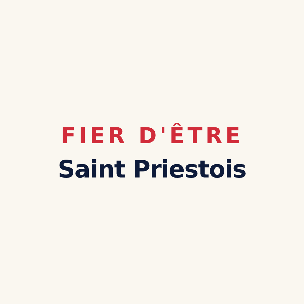 Tasse « Fier d'être Saint Priestois » — design pour Saint-Priest-les-Fougères