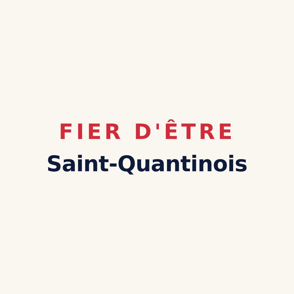 Tasse « Fier d'être Saint-Quantinois » — design pour Saint-Quantin-de-Rançanne