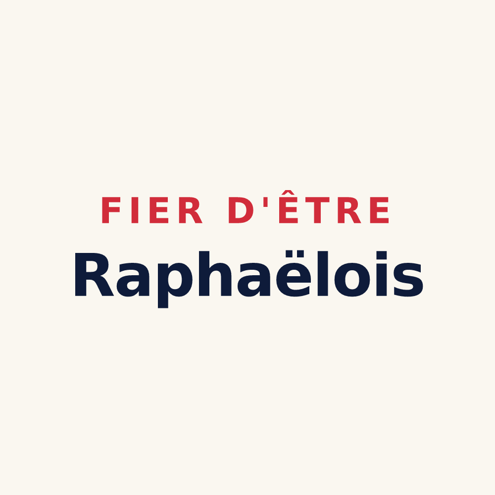 Tasse « Fier d'être Raphaëlois » — design pour Saint-Raphaël