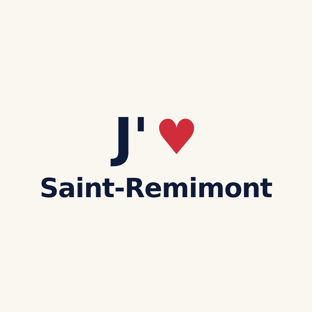 Tasse personnalisée Saint-Remimont — design J'aime Saint-Remimont