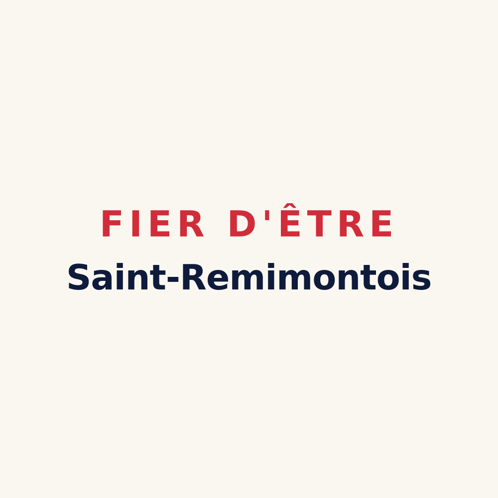 Tasse « Fier d'être Saint-Remimontois » — design pour Saint-Remimont