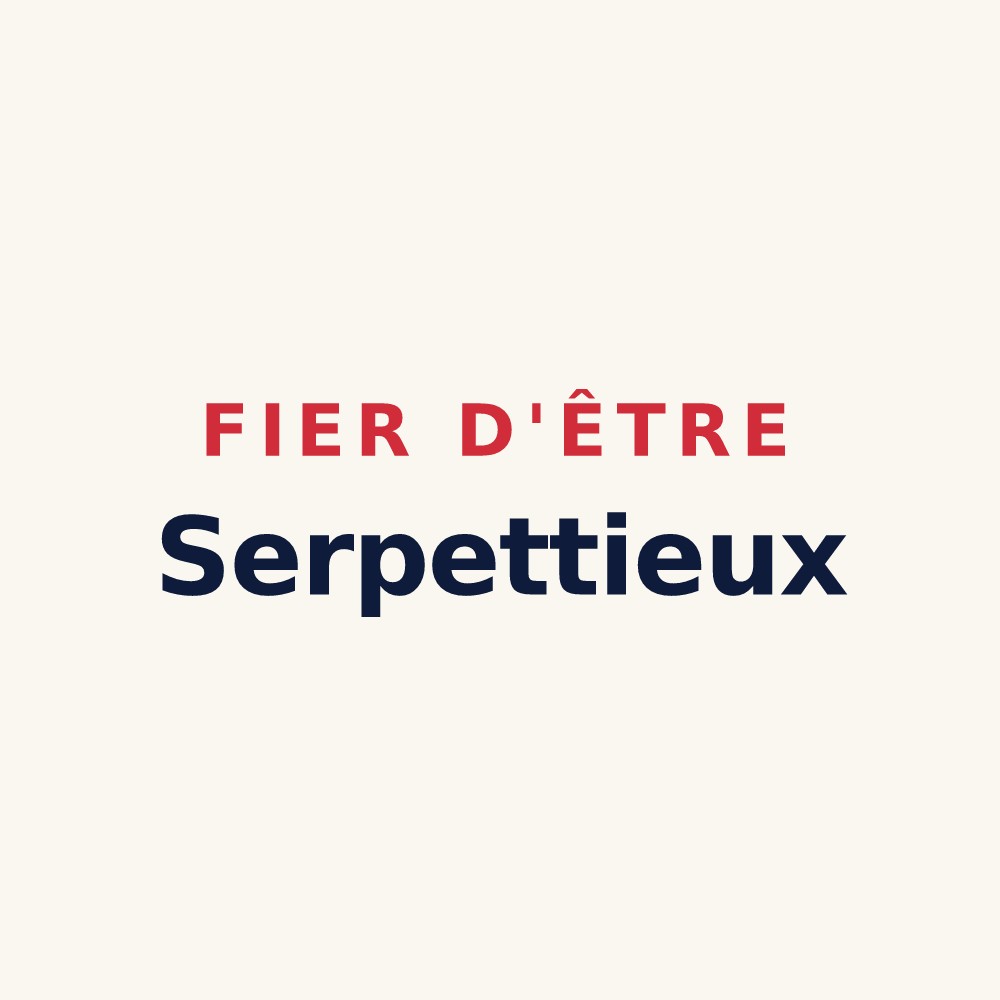 Tasse « Fier d'être Serpettieux » — design pour Saint-Remimont
