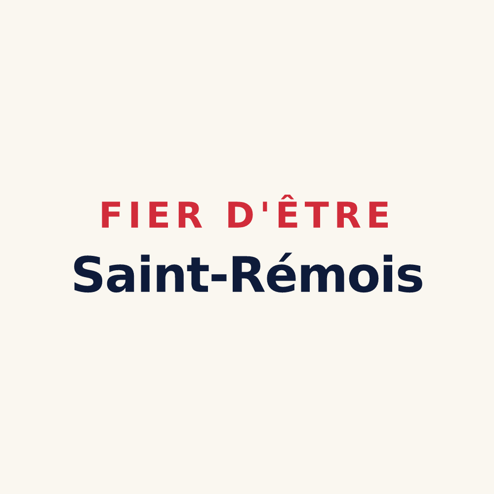 Tasse « Fier d'être Saint-Rémois » — design pour Saint-Rémy-de-la-Vanne