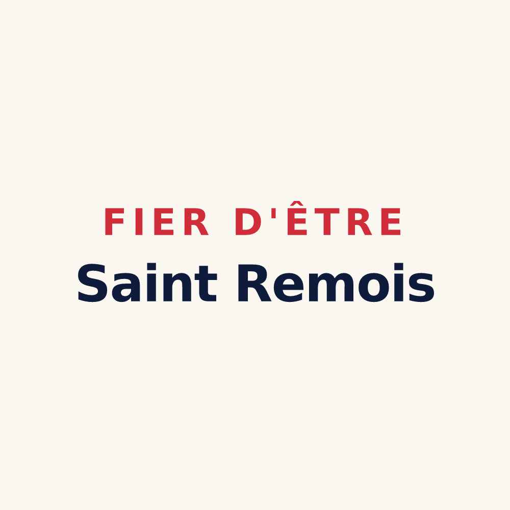 Tasse « Fier d'être Saint Remois » — design pour Saint-Remy-en-l'Eau