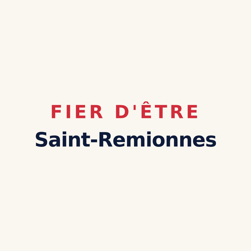 Tasse « Fier d'être Saint-Remionnes » — design pour Saint-Remy-la-Calonne