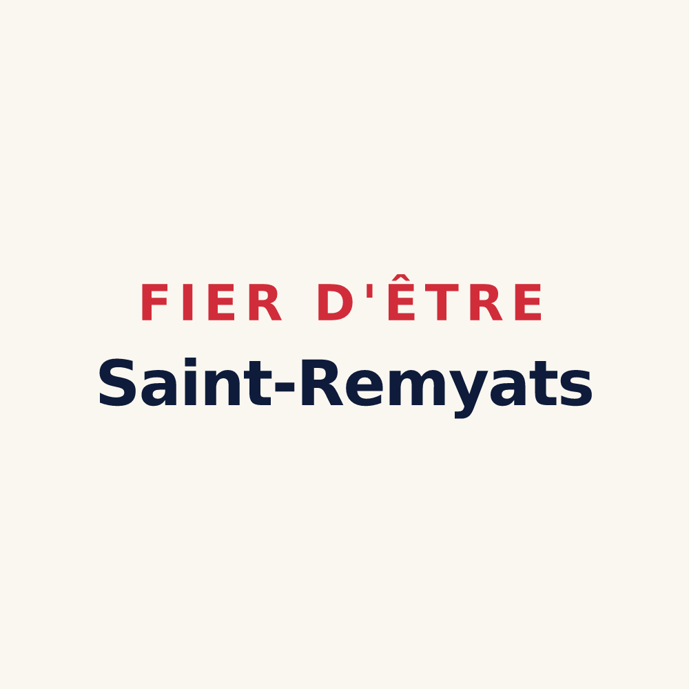 Tasse « Fier d'être Saint-Remyats » — design pour Saint-Remy-sous-Broyes
