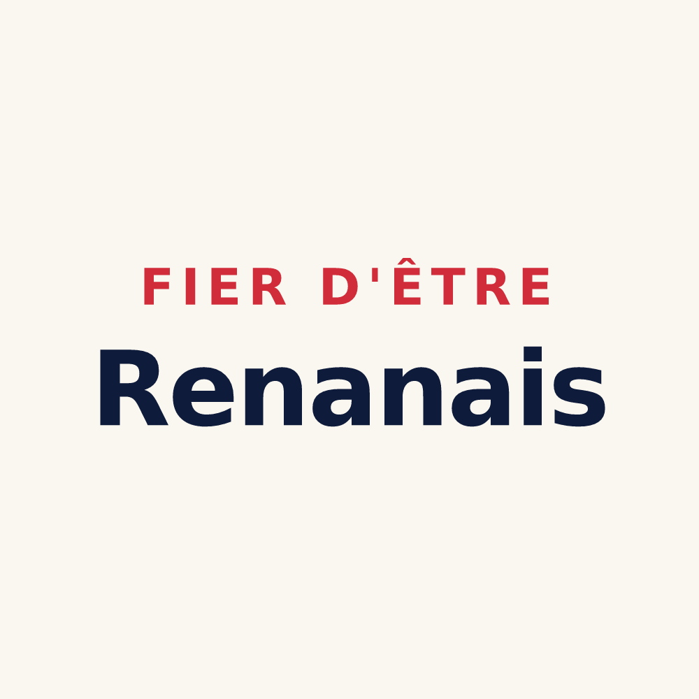 Tasse « Fier d'être Renanais » — design pour Saint-Renan