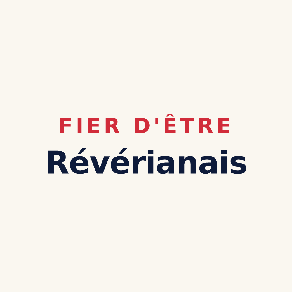 Tasse « Fier d'être Révérianais » — design pour Saint-Révérien