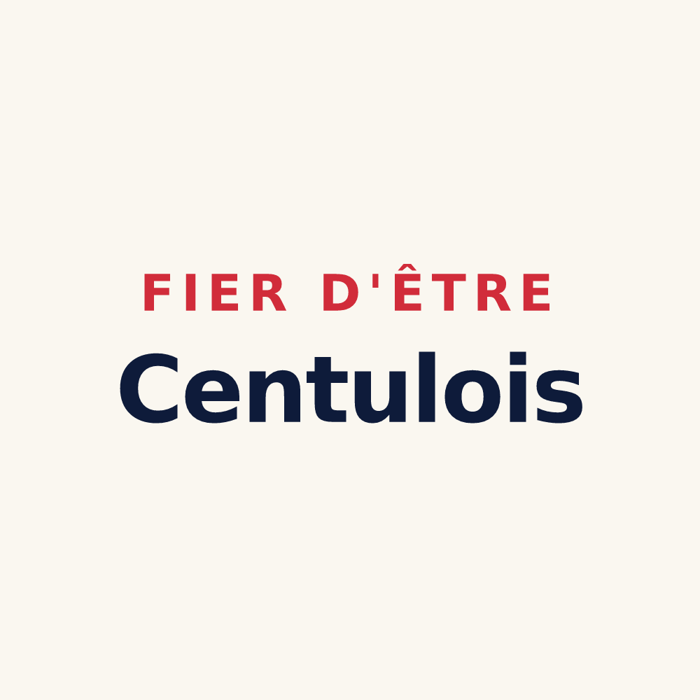 Tasse « Fier d'être Centulois » — design pour Saint-Riquier