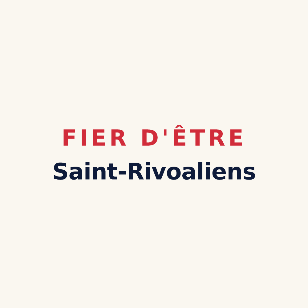 Tasse « Fier d'être Saint-Rivoaliens » — design pour Saint-Rivoal