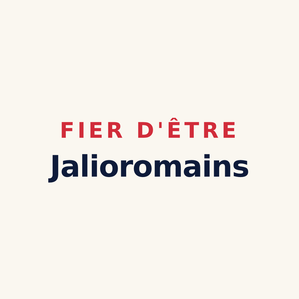 Tasse « Fier d'être Jalioromains » — design pour Saint-Romain-de-Jalionas