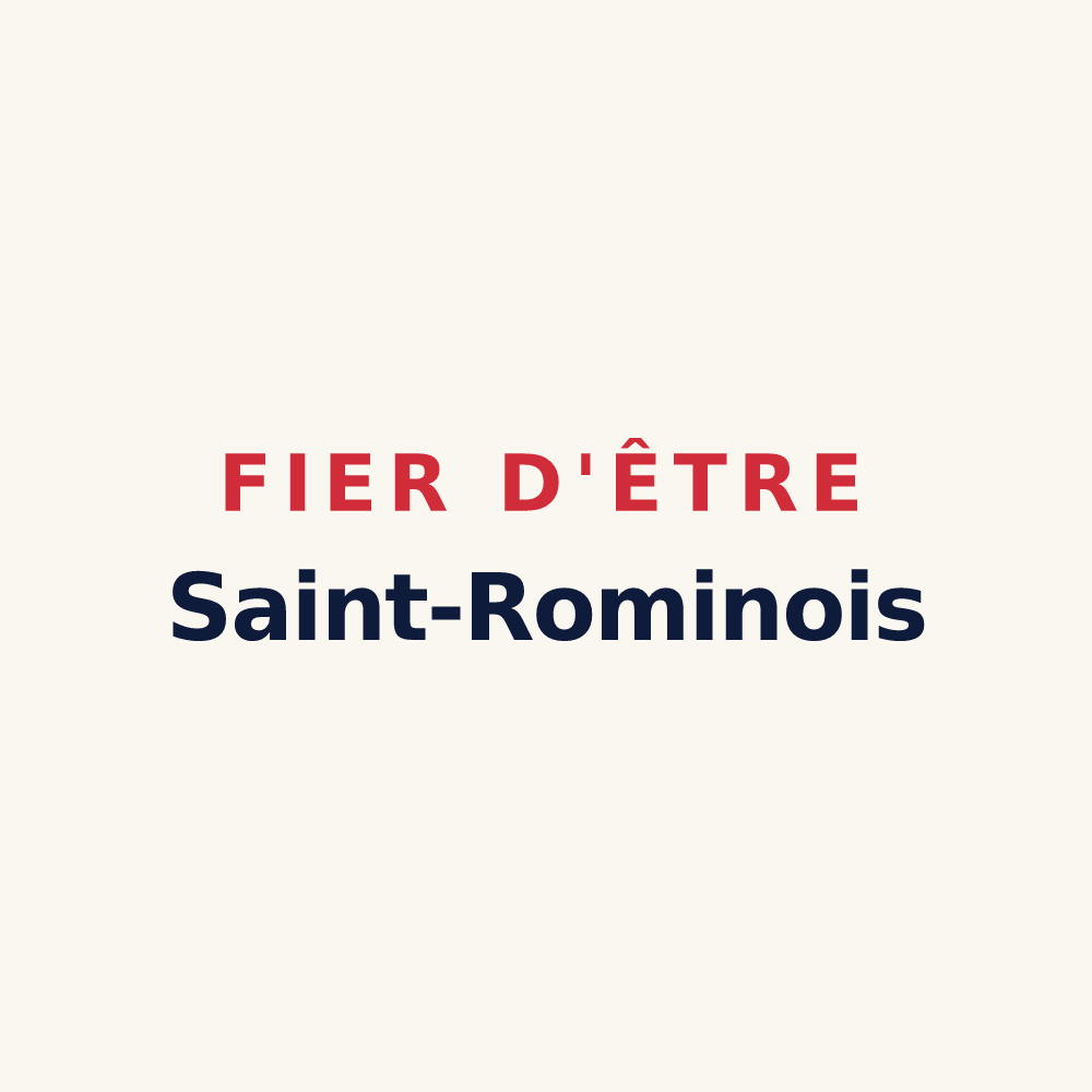 Tasse « Fier d'être Saint-Rominois » — design pour Saint-Romain-de-Popey
