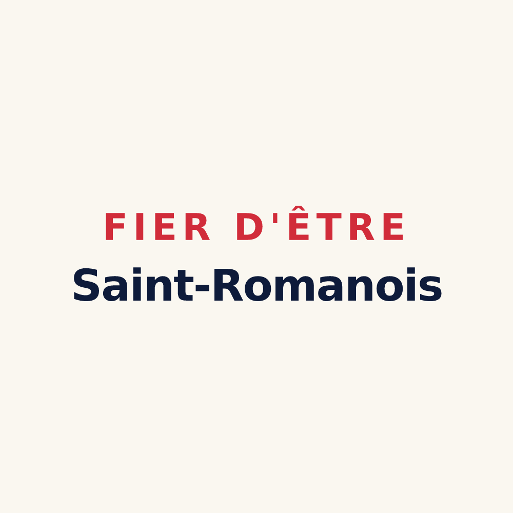 Tasse « Fier d'être Saint-Romanois » — design pour Saint-Roman-de-Codières