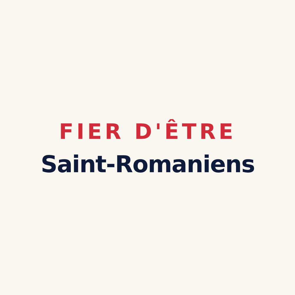 Tasse « Fier d'être Saint-Romaniens » — design pour Saint-Roman